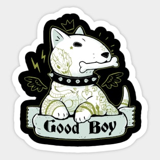 Bull Terrier Tattoo Sticker